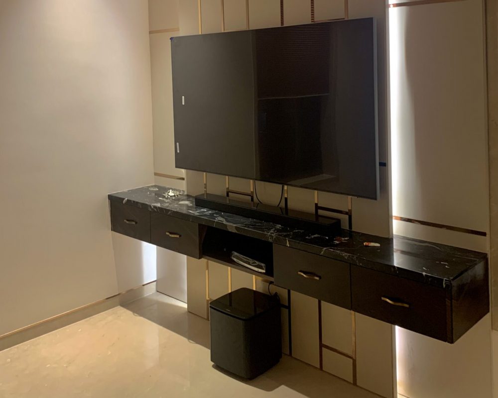 Residence interior - Tv unit