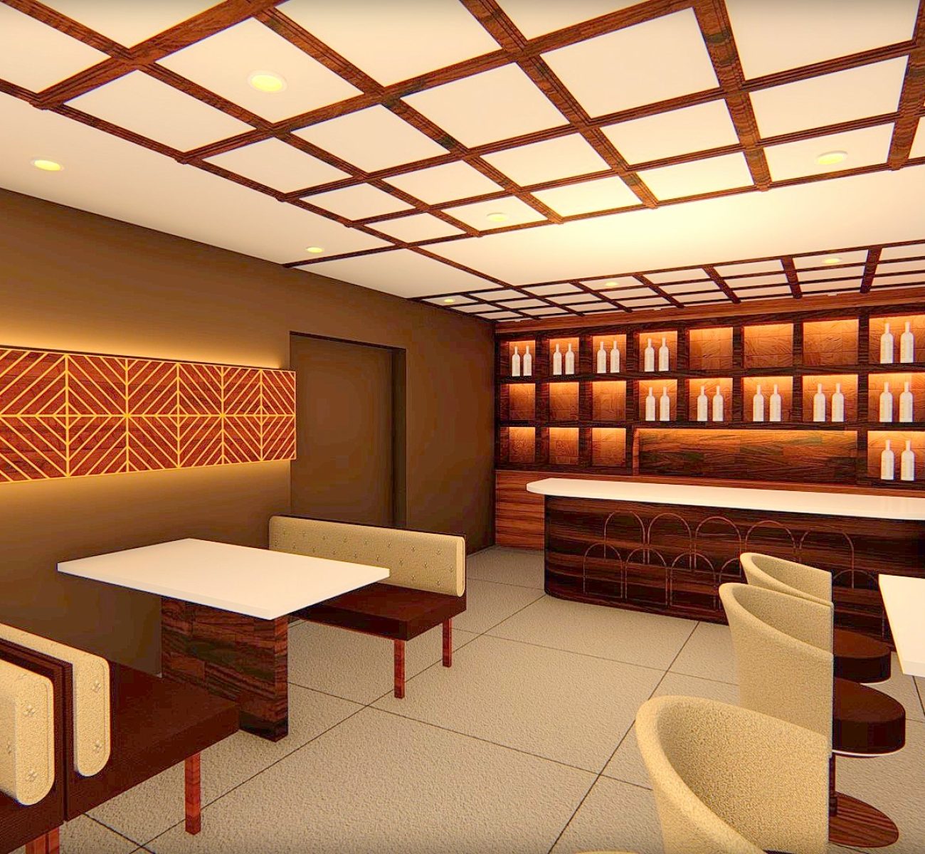 Hospitality Interior - Restaurant 3D